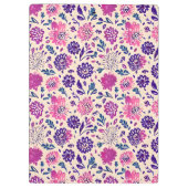 Porte-bloc Boho Ombre Floral Violet (Dos)