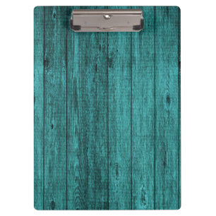 Porte-bloc bois bleu
