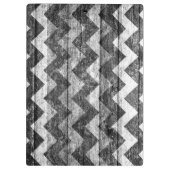 Porte-bloc Bois Chevron vintage Abstrait #3 (Dos)