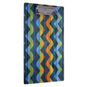 Porte-bloc Bois coloré Chevron Abstrait (Swatch)