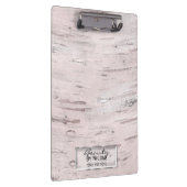 Porte-bloc Bois de bouleau blanc Grange rustique Ferme Chic (Swatch)