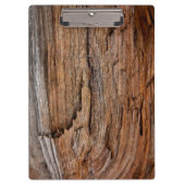 Porte-bloc Bois rustique (Devant)