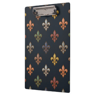 Porte-bloc Bois Terreux Fleur de lys Design