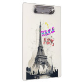 Porte-bloc Bonjour Paris coloré (Swatch)