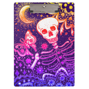 PORTE-BLOC BONNES DANS LE SKELETON DE JARDIN, LUNE D'ART FOLK