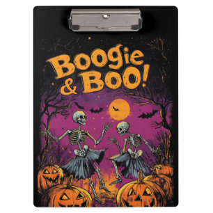 Porte-bloc Boogie & Boo ! - Skeletons d'Halloween et Citrouil