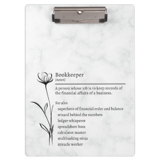 Porte-bloc Bookkeeper Definition Funny Synonyms
