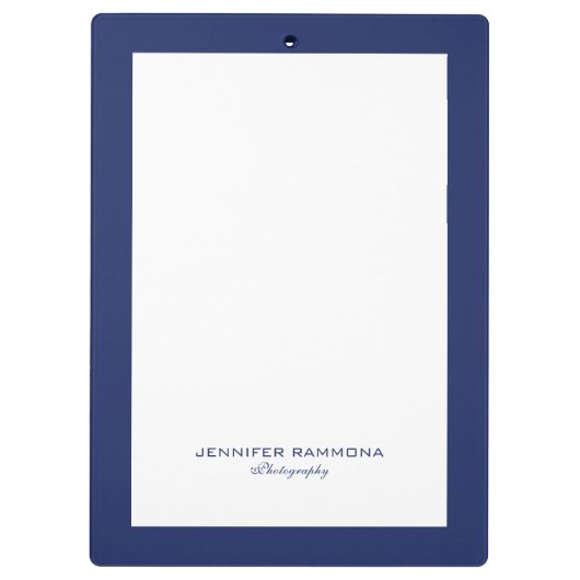 Porte-bloc Border bleu et blanc (Dos)