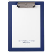 Porte-bloc Border bleu et blanc (Devant)