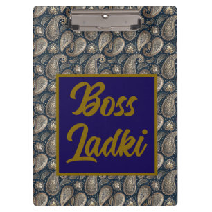 Porte-bloc Boss Ladki Sud-Asiatique Boss Girl