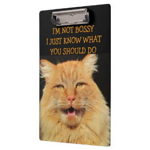 Porte-bloc Bossy Cat est Bossy
