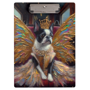 Porte-bloc Boston Terrier Fairy