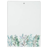 Porte-bloc botanique Eucalyptus aquarelle (Dos)