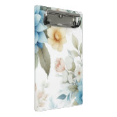 Porte-bloc botanique pastel bleu jaune mini (Incliné)