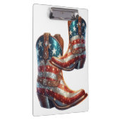 Porte-bloc Bottes de cow-boy Drapeau Américain Bling (Swatch)