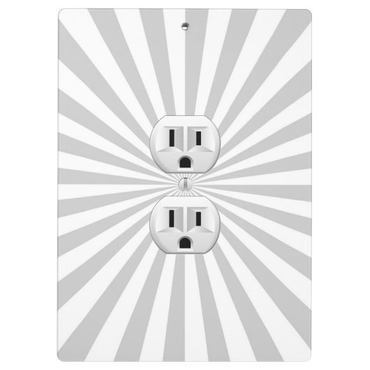 Porte-bloc Bouchon électrique Mur Outlet Fun Personnaliser Ce (Dos)