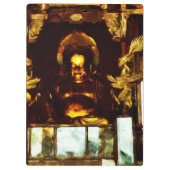 Porte-bloc Bouddha d'or Kyoto Japon Impressionnisme Abstrait (Dos)