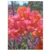 Porte-bloc Bougainvilliers roses tropicaux (Dos)