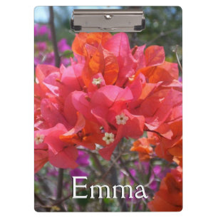Porte-bloc Bougainvilliers roses tropicaux