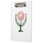 Porte-bloc Bougie de Noël traditionnelle (Gauche)