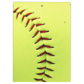 Porte-bloc Boule jaune du base-ball (Dos)