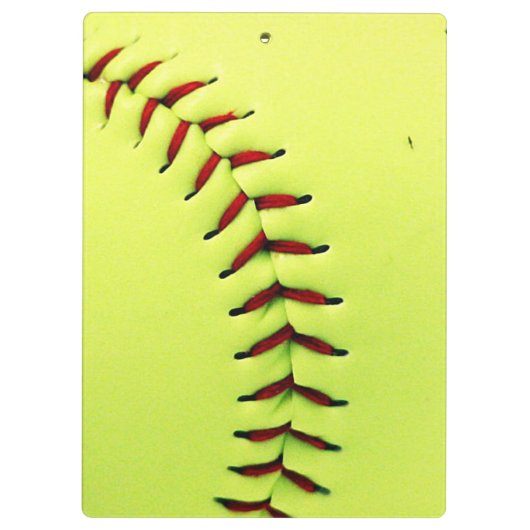 Porte-bloc Boule jaune du base-ball (Dos)