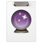 Porte-bloc Boule magique en cristal - Emoji (Devant)