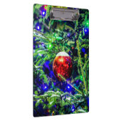 Porte-bloc Boule rouge arbre de Noël vert (Swatch)