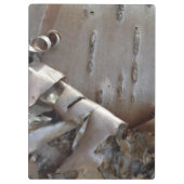 Porte-bloc Bouleau courbe écorce rustique (Dos)