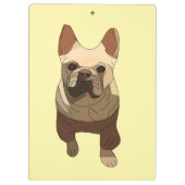Porte-bloc Bouledogue Français (Dos)