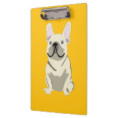 Porte-bloc Bouledogue français crème, (Gauche)