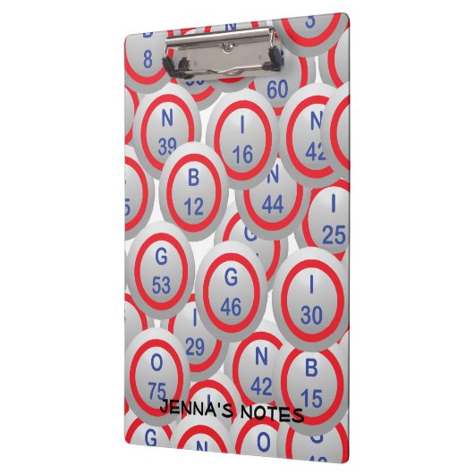 Porte-bloc Boules de bingo-test (Gauche)