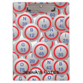 Porte-bloc Boules de bingo-test (Devant)