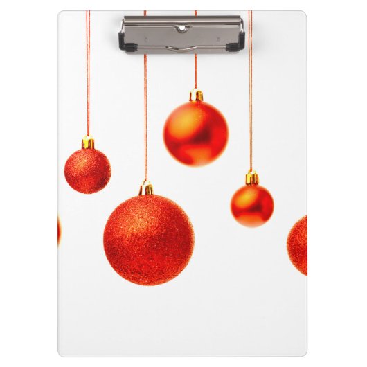Porte-bloc Boules de Noël (Devant)