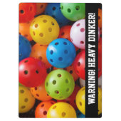 Porte-bloc  Boulettes colorées, texte personnalisé (Dos)