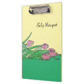 Porte-bloc Bouquet de tulipes allongé (Gauche)