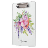 Porte-bloc Bouquet floral aquarelle (Gauche)