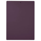 Porte-bloc Bouquet floral de prune d'ivoire moderne violet (Dos)