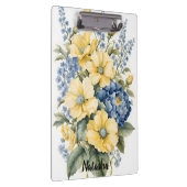 Porte-bloc Bouquet jaune et bleu (Swatch)