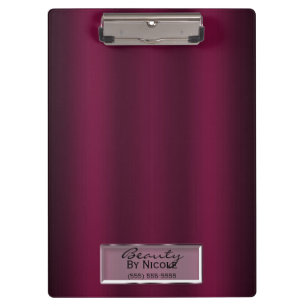 Porte-bloc Bourgogne Brillant Élégant Glamour Personnalisé