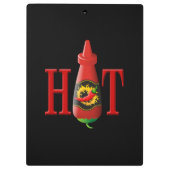 Porte-bloc Bouteille de sauce chaude (Dos)