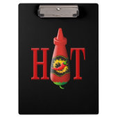 Porte-bloc Bouteille de sauce chaude (Devant)