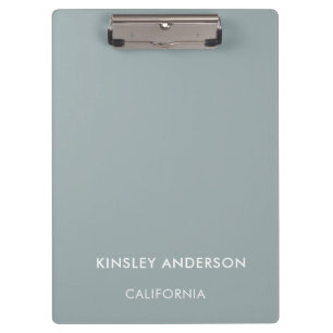 Porte-bloc Boutique minimaliste de luxe Dusty Blue