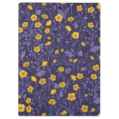 Porte-bloc Boutons jaunes et violets (Dos)