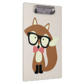 Porte-bloc Bow Cravate et lunettes Hipster Renard Brown (Swatch)