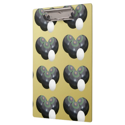 Porte-bloc Bowles de pelouse dorée, Clip Board (Gauche)