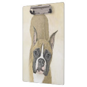 Porte-bloc Boxer Peinture - Cute Original Chien Art (Gauche)
