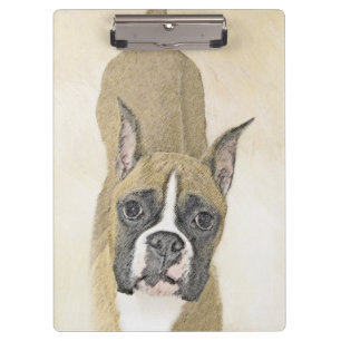 Porte-bloc Boxer Peinture - Cute Original Chien Art
