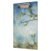 Porte-bloc Branche d'arbre au-dessus de ciel texturisé (Gauche)