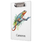 Porte-bloc Branche des couleurs : Chameleon Art, coutume (Gauche)